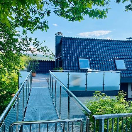 Ferienwohnung Waldblick Kaufungen Esterno foto