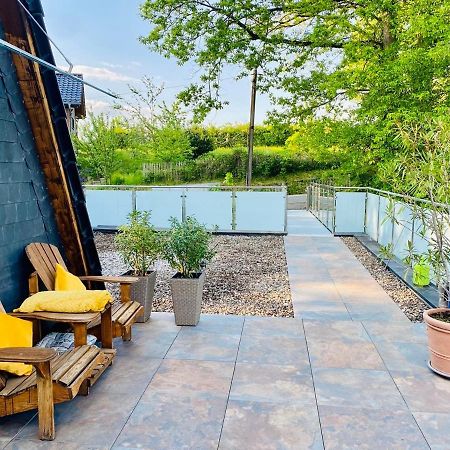 Ferienwohnung Waldblick Kaufungen Esterno foto
