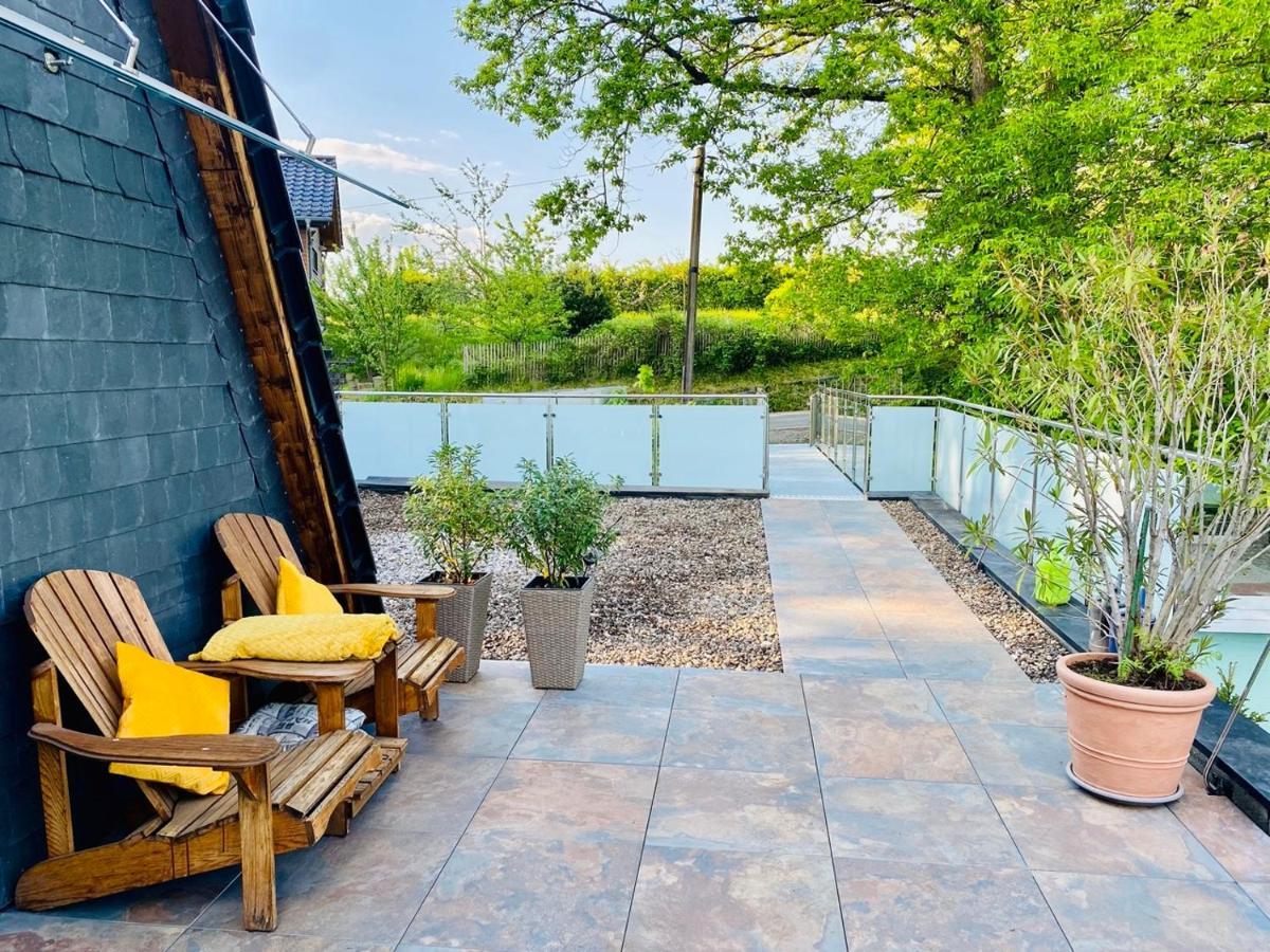 Ferienwohnung Waldblick Kaufungen Esterno foto