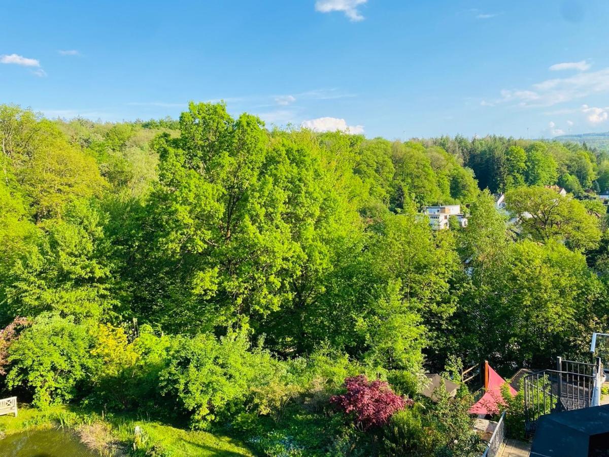 Ferienwohnung Waldblick Kaufungen Esterno foto