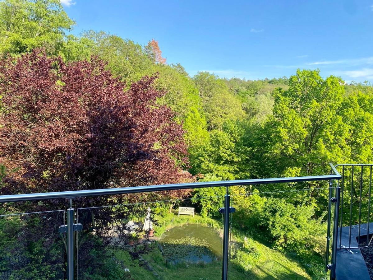 Ferienwohnung Waldblick Kaufungen Esterno foto